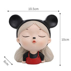 12 Style Cute Girl Succulent Flowerpot Resin Flower Pot Creative Plant Potted For Home Living Room Tabletop Garden Decoration wholesale bulk price