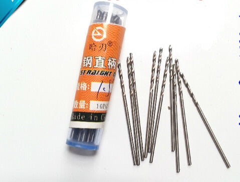 120PCS 0.5 0.6 0.7 0.8 0.9 1.0mm HSS straight shank twist drill walnut vajra bodhi Pearl beads punch tiny little bit