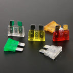 120PCS Car Auto Assortment Blade Fuse Tablets Replacement Kit Aluminum Material Small Size 5A/10A/15A/20A/25A/30