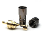 12PCS RCA Banana Plug Monster 24K Gold Plated Copper Banana Plug Double Self-Locking Wire Connectors Speaker Audio Adapter Kit