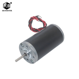 12V 24V 3500RPM 5000RPM 6000RPM 8000RPM Permanent Magnet DC Motor High Powerful Micro Carbon Brush Motor CW/CCW High Speed Motor