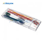 140Pcs/lot U Shape Shield Solderless Breadboard Jumper Cable Wires Kit For Arduino PCB Bread Board Best Quality