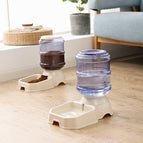 Aspet Plastic Pet Feeder Auto Feeder Water dispenser Cat and Dog Pet Bowl 3.8L