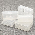 18650 20700 21700 26650 Batterij Storage Box Hard Case Houder 4AA 4AAA Oplaadbare Batterij Power Bank Plastic Case Transparant wholesale bulk price