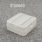 18650 20700 21700 26650 Batterij Storage Box Hard Case Houder 4AA 4AAA Oplaadbare Batterij Power Bank Plastic Case Transparant wholesale bulk price