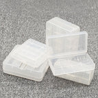 18650 20700 21700 26650 Batterij Storage Box Hard Case Houder 4AA 4AAA Oplaadbare Batterij Power Bank Plastic Case Transparant wholesale bulk price