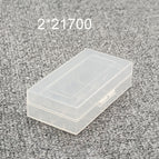 18650 20700 21700 26650 Batterij Storage Box Hard Case Houder 4AA 4AAA Oplaadbare Batterij Power Bank Plastic Case Transparant wholesale bulk price