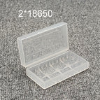 18650 20700 21700 26650 Batterij Storage Box Hard Case Houder 4AA 4AAA Oplaadbare Batterij Power Bank Plastic Case Transparant wholesale bulk price