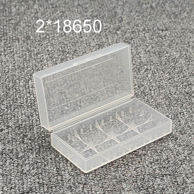18650 20700 21700 26650 Batterij Storage Box Hard Case Houder 4AA 4AAA Oplaadbare Batterij Power Bank Plastic Case Transparant wholesale bulk price