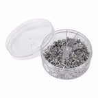 1900pcs 5 Models Ferrule Kit Wire Copper Crimp Connector Non Insulated Electrical Crimp Cord Metal Wire End Terminals