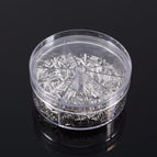 1900pcs 5 Models Ferrule Kit Wire Copper Crimp Connector Non Insulated Electrical Crimp Cord Metal Wire End Terminals