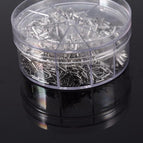 1900pcs 5 Models Ferrule Kit Wire Copper Crimp Connector Non Insulated Electrical Crimp Cord Metal Wire End Terminals