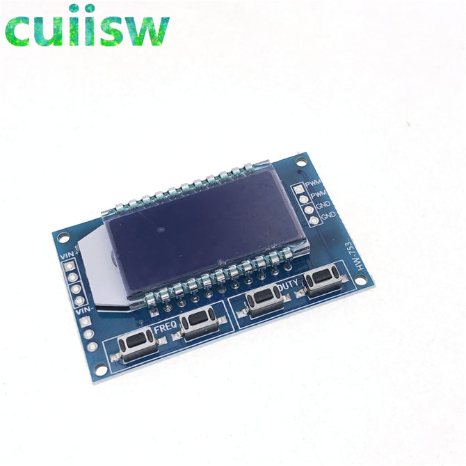 1Hz-150Khz Signal Generator PWM Board Module Pulse Frequency Duty Cycle Adjustable Module LCD Display 3.3V-30V 1Hz - 150Khz
