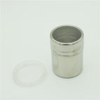 1PC Chocolate Shaker Stainless Steel Flour Salt Sifter Icing Sugar Dredger Cocoa Chocolate Powder Shaker size S L M