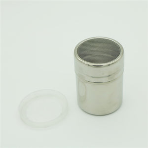 1PC Chocolate Shaker Stainless Steel Flour Salt Sifter Icing Sugar Dredger Cocoa Chocolate Powder Shaker size S L M