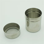1PC Chocolate Shaker Stainless Steel Flour Salt Sifter Icing Sugar Dredger Cocoa Chocolate Powder Shaker size S L M