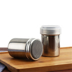 1PC Chocolate Shaker Stainless Steel Flour Salt Sifter Icing Sugar Dredger Cocoa Chocolate Powder Shaker size S L M