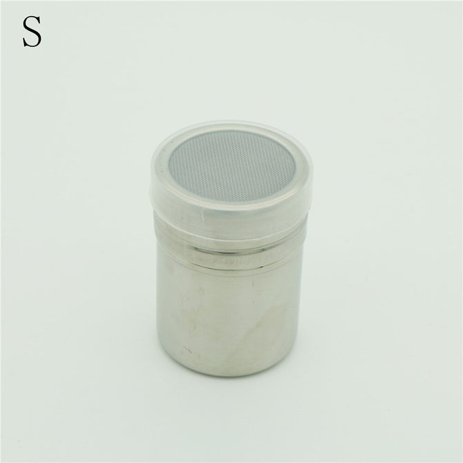 1PC Chocolate Shaker Stainless Steel Flour Salt Sifter Icing Sugar Dredger Cocoa Chocolate Powder Shaker size S L M