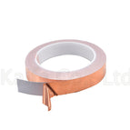 1PCS 20M 3mm 4mm 5mm 6mm 7mm 8mm 12mm Single Side Conductive Copper Foil Tape Strip Adhesive EMI Shielding Heat Resist Tape