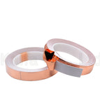 1PCS 20M 3mm 4mm 5mm 6mm 7mm 8mm 12mm Single Side Conductive Copper Foil Tape Strip Adhesive EMI Shielding Heat Resist Tape