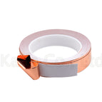 1PCS 20M 3mm 4mm 5mm 6mm 7mm 8mm 12mm Single Side Conductive Copper Foil Tape Strip Adhesive EMI Shielding Heat Resist Tape