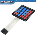 1PCS 4 12 16 20 Key Membrane Switch Keypad 1x4 4X4 3X4 4X5 Matrix Keyboard for arduino Diy Kit