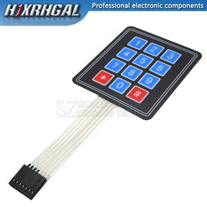 1PCS 4 12 16 20 Key Membrane Switch Keypad 1x4 4X4 3X4 4X5 Matrix Keyboard for arduino Diy Kit