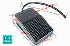 1PCS FS-1 18cm Foot switch Foot shoe switch Since the reset pedal switch controller molded case AC 220V 10A 1 NO 1 NC