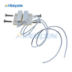 1Pair MC-38 MC38 Wired Door Window Sensor N/O Switch Magnetic Alarm 330MM Length 100V DC Normally-Closed NC For Home Safe