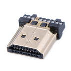 1Pc HDMI-compatible Male Connector Transfer Terminals With Box