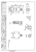1Pcs KUOYUH 98 Series 15A 125/250vac 32vdc 50/60hz Circuit Breaker Overload Switch Over Current Protector