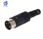 1Pcs Male Plug /Female Socket DIN Connector Plug 3/4/5/6/7/8 PIN Chassis Cable Mount With Plastic Handle
