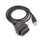1Pcs Nieuwe 16Pin OBD2 Te Usb-poort Charger Adapter Kabel Connector Diagnostic Tool Auto Accessoires wholesale bulk price