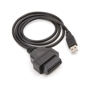 1Pcs Nieuwe 16Pin OBD2 Te Usb-poort Charger Adapter Kabel Connector Diagnostic Tool Auto Accessoires wholesale bulk price