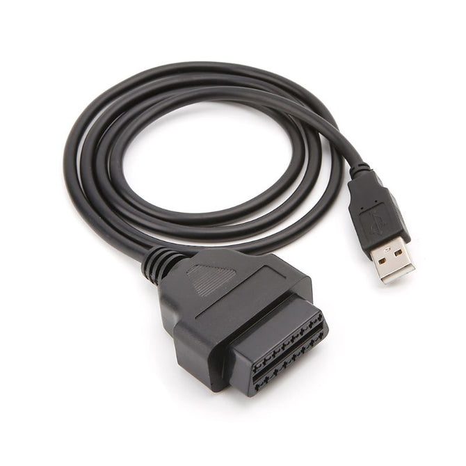 1Pcs Nieuwe 16Pin OBD2 Te Usb-poort Charger Adapter Kabel Connector Diagnostic Tool Auto Accessoires wholesale bulk price