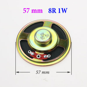1W 2W 8R Acoustic Loudspeaker 8 Ohm 1W 2W Speaker Diameter 20 23 26 28 32 36 40 50 57 mm Round Speakers For Audio Diy Electronic