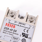 1pc 3-32VDC to 24-380VAC SSR-40DA Solid State Relay Module SSR-40 DA SSR 40A for PID Temperature Controller Voltage Transformer