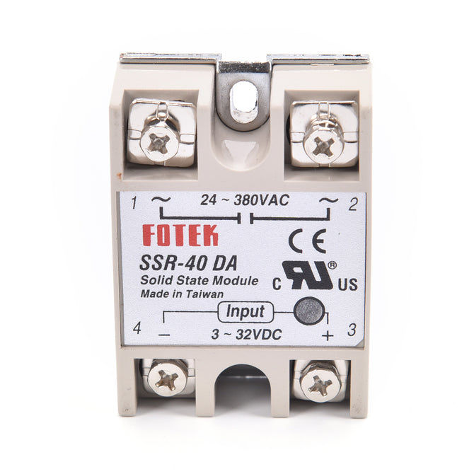 1pc 3-32VDC to 24-380VAC SSR-40DA Solid State Relay Module SSR-40 DA SSR 40A for PID Temperature Controller Voltage Transformer