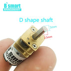 1pc Bringsmart N20 Micro motor Electric gearbox motor 3v 6v 12v 15/30/50/60/100/200/300/500/600/1000/1500rpm