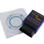 1pc Mini Eml327 OBDII V1.5 Bluetooth Adaptor Car Auto Diagnostic Scanner for Automotive Scaner Elm327 Real V1.5