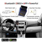1pc Mini Eml327 OBDII V1.5 Bluetooth Adaptor Car Auto Diagnostic Scanner for Automotive Scaner Elm327 Real V1.5