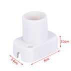 1pc Square Lamp Holder for E17 E14 LED Light Bulbs Aging-Test Light Base