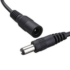 1pcs 5.5x2.1mm Led Power Supply Switch  Black LED Strip Wire Switch Cable For SMD 5050 3528 Single Color Strip