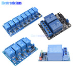 1pcs 5V 12V 1 2 4 6 8 Channel Relay Module With Optocoupler Relay Output 1 2 4 6 8 Way Relay Module Expansion Board for arduino