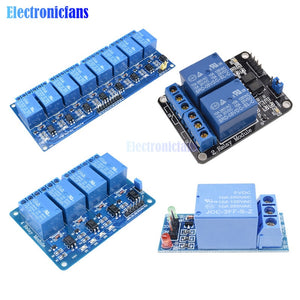 1pcs 5V 12V 1 2 4 6 8 Channel Relay Module With Optocoupler Relay Output 1 2 4 6 8 Way Relay Module Expansion Board for arduino