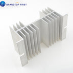 1pcs Aluminum Single Phase Solid State Relay SSR Heat Sink Base Small Type Heat Radiator for 10A to100A  with 2 mouting
