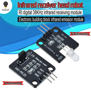 1set/lot 38KHz IR Infrared Transmitter Module IR Digital  Infrared Receiver Sensor Module For Arduino Electronic Building Block