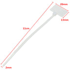 2.5*100mm 100pcs zip ties Write On Ethernet RJ45 RJ12 Wire Power Cable Label Mark Tags nylon cable ties