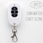 2 PCS 6V 433MHz RF Remote Control  EV1527 1/2/3/4 Buttons Learning Model Wireless Transmitter For Light  Switch