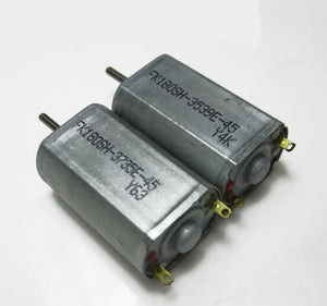 2 pcs 180 high speed micro DC motor metal carbon brush motor  3.7V DIY model airplane